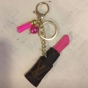 Lipstick purse charm